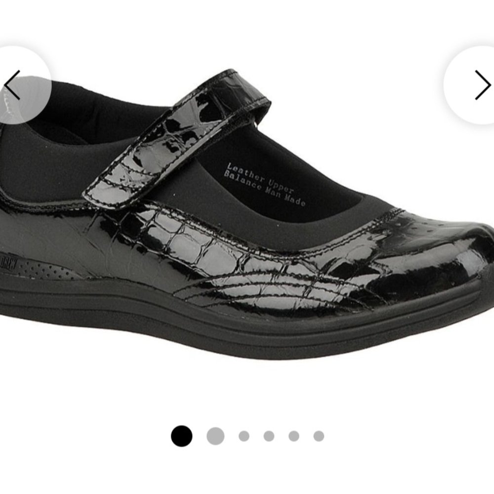 DREW Mary Jane Black Patent Woman Dress Shoes size 11.5 WW